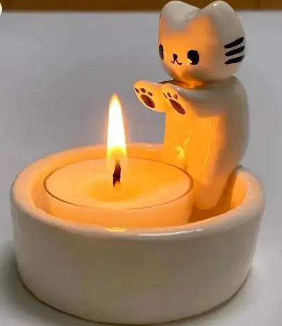 Kitten Candle Holder