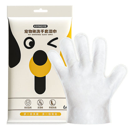 Pet Cleaning & Disinfection Wipes - Special Dog & Cat Gloves