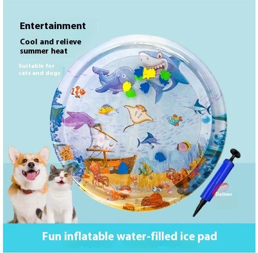 Summer Cooling Pet Water Bed For Puppy Dogs & Cats