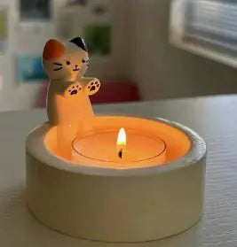 Kitten Candle Holder