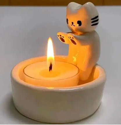 Kitten Candle Holder